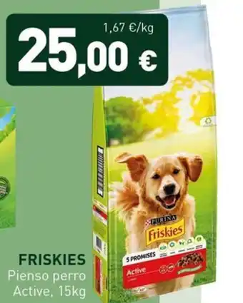 Hiperber FRISKIES Pienso perro Active, 15kg oferta