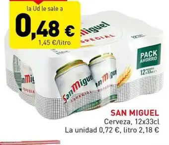 Hiperber SAN MIGUEL Cerveza oferta