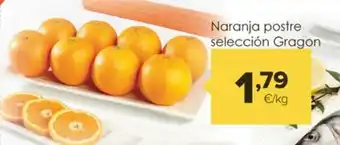 Autoservicios Familia Naranja postre selección Gragon oferta
