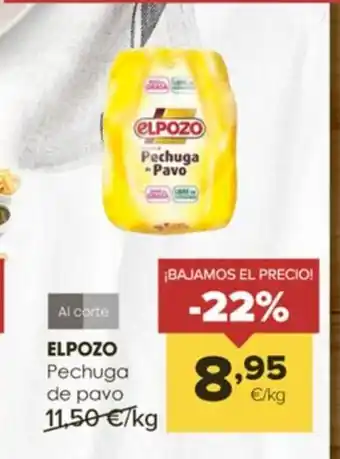Autoservicios Familia ELPOZO Pechuga de pavo oferta