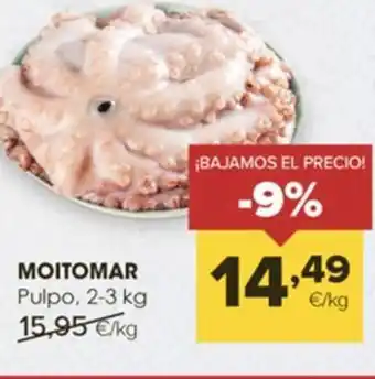 Autoservicios Familia MOITOMAR Pulpo oferta