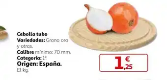 Alcampo Cebolla tubo oferta