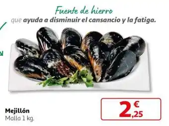 Alcampo Mejillón Malla 1 kg. oferta