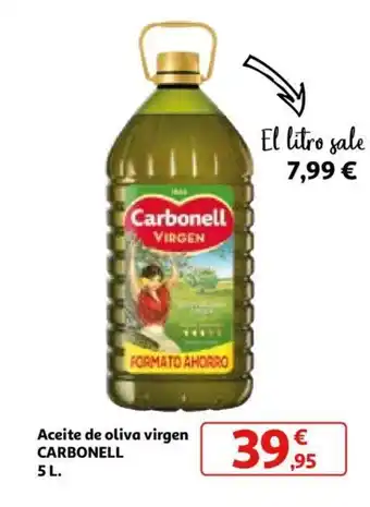 Alcampo Aceite de oliva virgen CARBONELL oferta