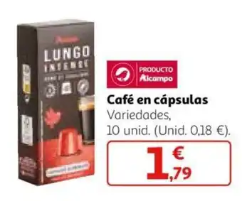 Alcampo Café en cápsulas oferta