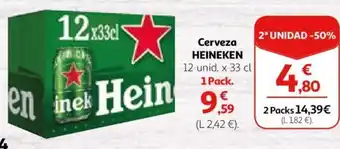 Alcampo Cerveza HEINEKEN oferta