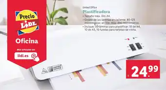 Lidl Plastificadora oferta
