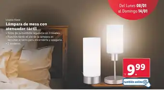 Lidl Lámpara de mesa con atenuador táctil oferta