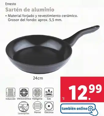 Lidl Sartén de aluminio oferta