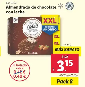 Lidl Almendrado de chocolate con leche oferta