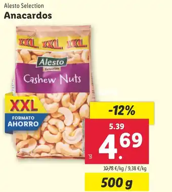 Lidl Alesto Selection Anacardos oferta