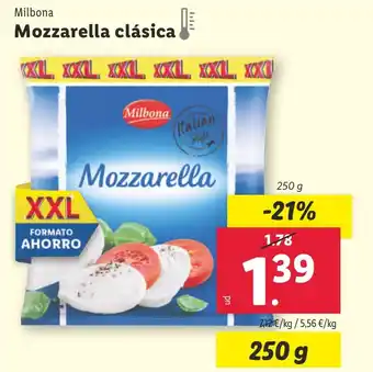 Lidl Mozzarella clásica oferta