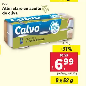 Lidl Atún claro en aceite de oliva. oferta