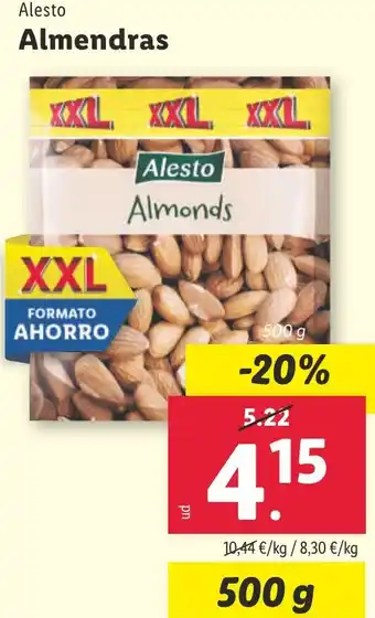 Lidl Almendras oferta