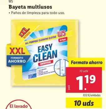 Lidl Bayeta multiusos oferta