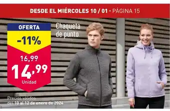 ALDI Chaqueta de punto oferta