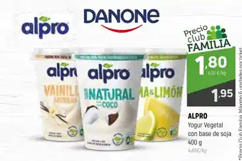 Coviran ALPRO Yogur Vegetal con base de soja 400 g oferta
