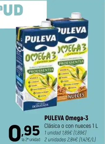Coviran PULEVA Omega-3 Clásica o con nueces 1 L oferta