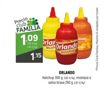 Coviran ORLANDO Ketchup 300 g oferta