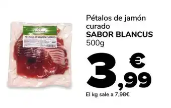Supeco Pétalos de jamón curado SABOR BLANCUS 500g oferta