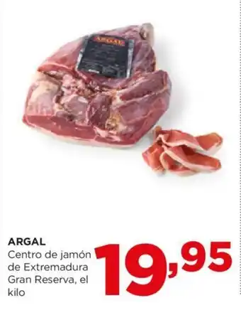 Alimerka ARGAL Centro de jamón de Extremadura Gran Reserva, el kilo oferta