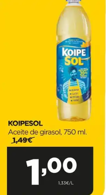 Alimerka KOIPESOL Aceite de girasol, 750 ml. oferta