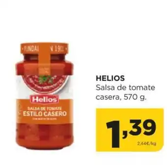 Alimerka HELIOS Salsa de tomate casera, 570 g. oferta