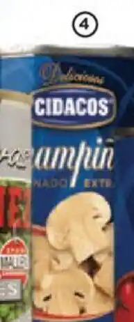 Alimerka CIDACOS Champiñones laminados extra, oferta