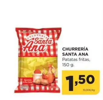 Alimerka CHURRERÍA SANTA ANA Patatas fritas, 150 g. oferta