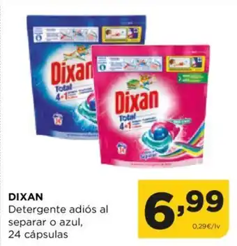 Alimerka DIXAN Detergente adiós al separar o azul, 24 cápsulas oferta
