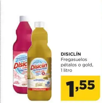 Alimerka DISICLIN Fregasuelos pétalos o gold, 1 litro oferta
