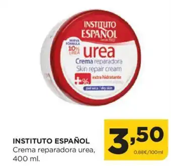 Alimerka INSTITUTO ESPAÑOL Crema reparadora urea, 400 ml. oferta