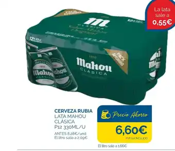 Cash Ecofamilia CERVEZA RUBIA LATA MAHOU CLÁSICA oferta