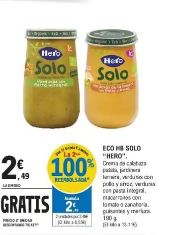E.Leclerc ECO HB SOLO "HERO". oferta