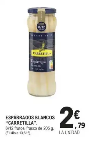 E.Leclerc ESPÁRRAGOS BLANCOS "CARRETILLA". oferta