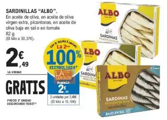 E.Leclerc SARDINILLAS "ALBO". oferta