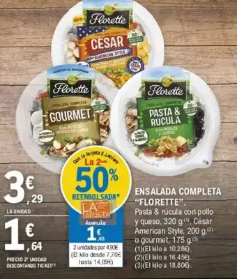 E.Leclerc ENSALADA COMPLETA "FLORETTE". oferta