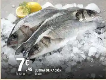 E.Leclerc LUBINA DE RACIÓN. oferta