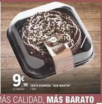 E.Leclerc TARTA BOMBÓN "SAN MARTÍN". oferta