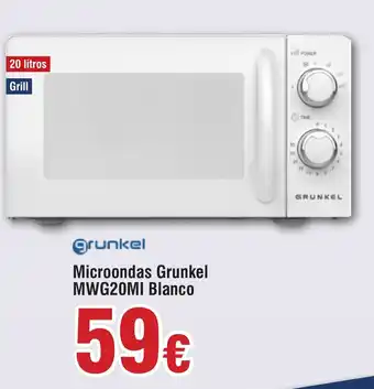 FROIZ Microondas Grunkel MWG20MI Blanco oferta