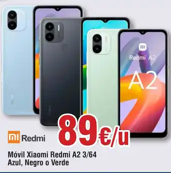 FROIZ Móvil Xiaomi Redmi A2 3/64 Azul, Negro o Verde oferta