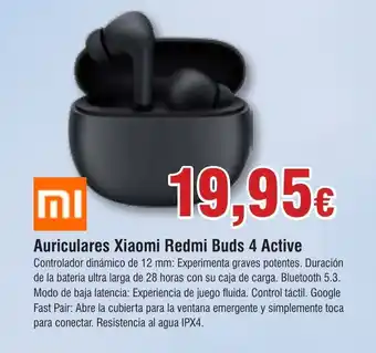 FROIZ Auriculares Xiaomi Redmi Buds 4 Active oferta