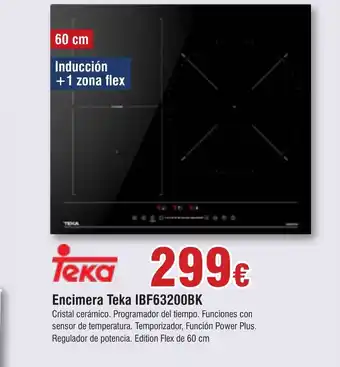 FROIZ Encimera Teka IBF63200BK oferta