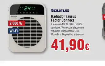 FROIZ Radiador Taurus Factor Connect oferta