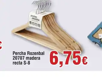 FROIZ Percha Rozenbal 20707 madera recta S-8 oferta