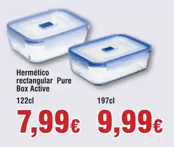 FROIZ Hermético rectangular Pure Box Active oferta