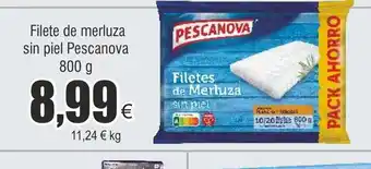 FROIZ Filete de merluza sin piel Pescanova oferta