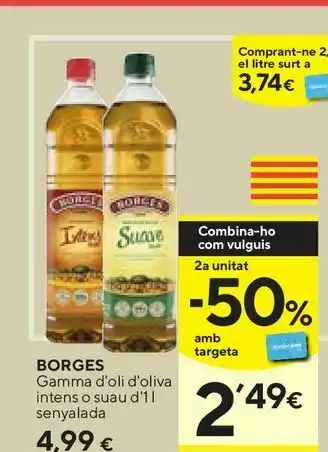 Caprabo Aceite de oliva virgen borges oferta