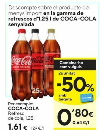 Caprabo Refresco de cola coca-cola oferta