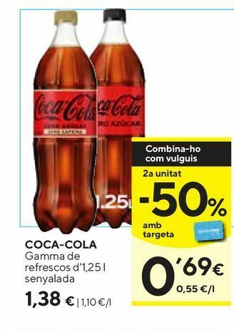 Caprabo Refresco de cola coca-cola oferta